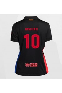 Barcelona Ansu Fati #10 Voetbaltruitje Uit tenue Dames 2024-25 Korte Mouw